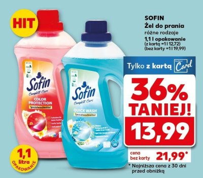 Żel do prania różne rodzaje promocja w Kaufland