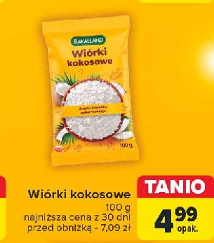 Wiórki kokosowe Bakalland promocja