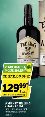 Whiskey Teeling Small Batch promocja w Groszek