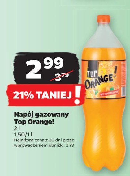 Napój Top orange promocja