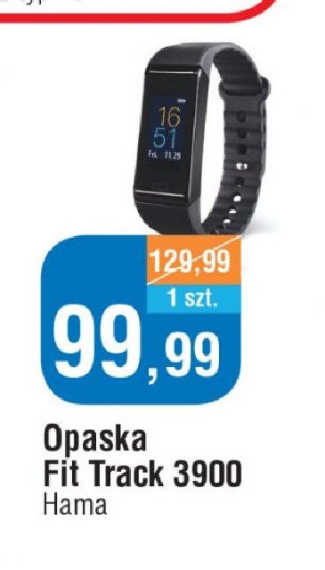 Opaska sportowa fit track 3900 ip67 Hama promocja