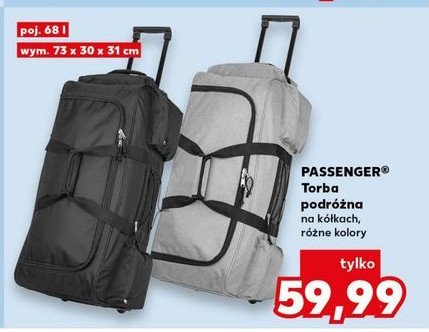 Torba podróżna Passenger promocja w Kaufland