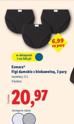 Figi damskie promocja w Lidl