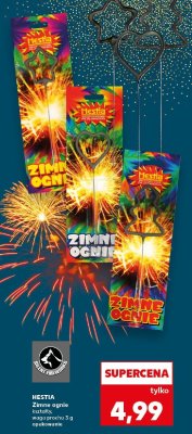 Zimne ognie kształty, waga prochu promocja w Kaufland