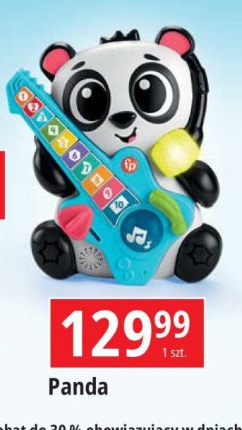 Panda Fisher-price promocja w Leclerc