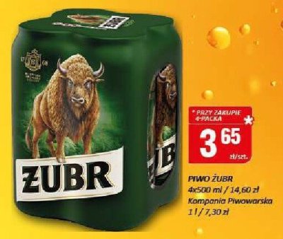 Piwo Żubr promocja w Chorten