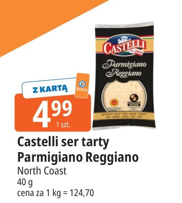 Ser Castelli ser tarty Parmigiano Reggiano North Coast promocja w Leclerc