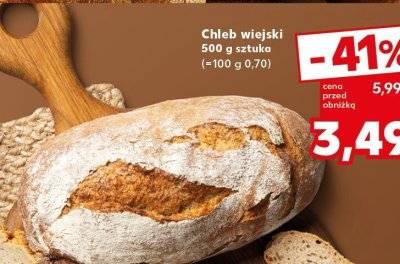 Chleb wiejski promocja w Kaufland
