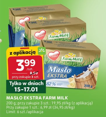 Masło ekstra  promocja w Stokrotka