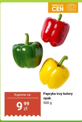 Papryka trzy kolory 500 g promocja w Biedronka