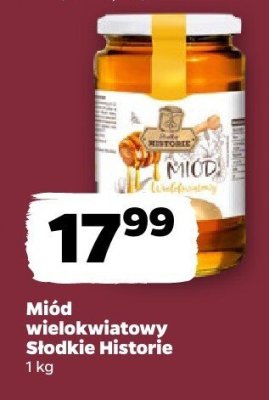 Miód wielokwiatowy Słodkie Historie promocja w Netto