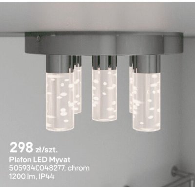 Plafon LED Myvat promocja w Castorama