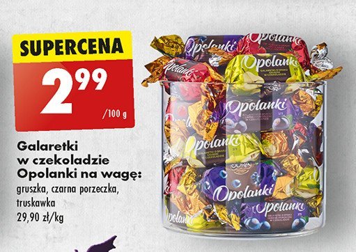 Galareki czarna porzeczka w czekoladzie Odra opolanki promocja