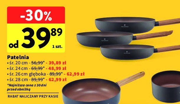 Patelnia morgan 26 cm Valdinox promocja w Intermarche