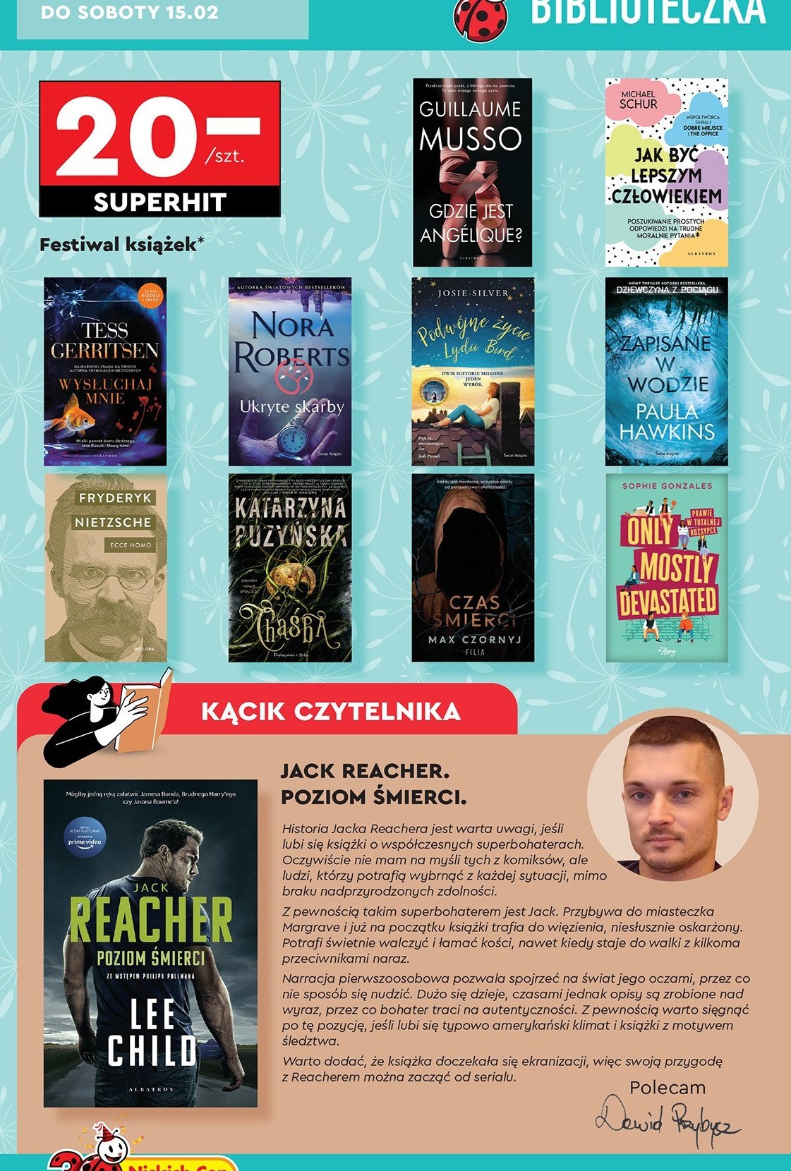 Lee child - poziom śmierci promocja