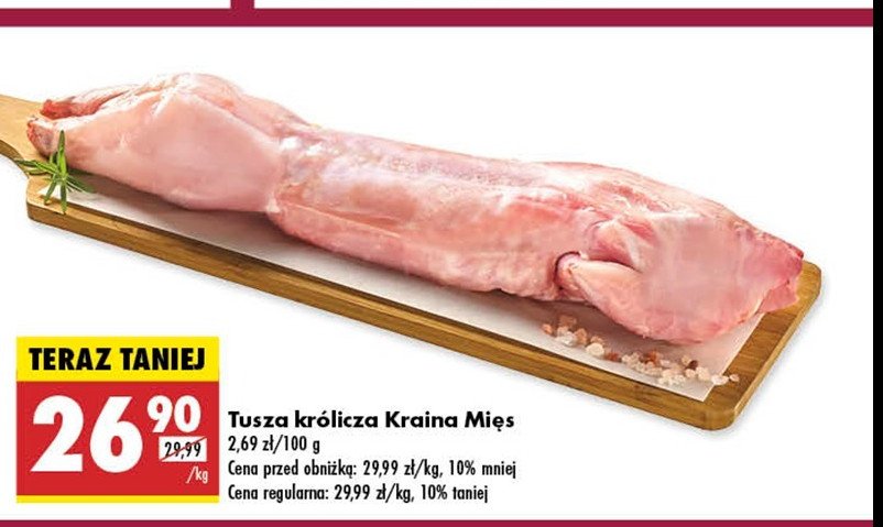 Tusza z królika Kraina mięs promocja w Biedronka