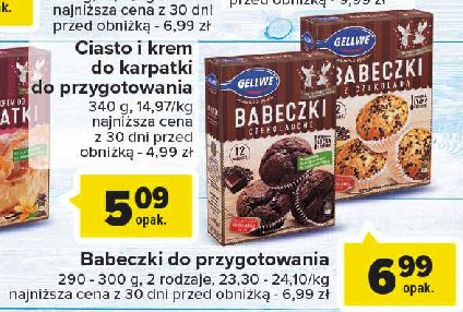 Babeczki z kawa艂kami czekolady Gellwe promocja