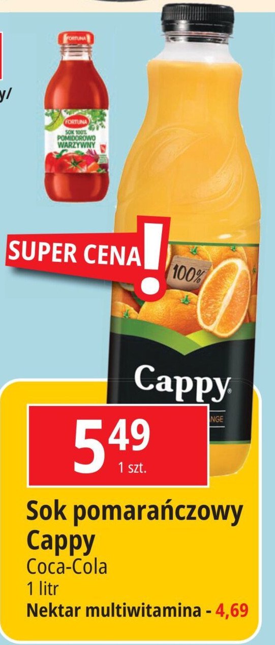 Nektar multiwitamina Cappy promocja