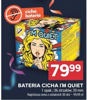 Bateria CICHA I'M QUIET promocja w Stokrotka