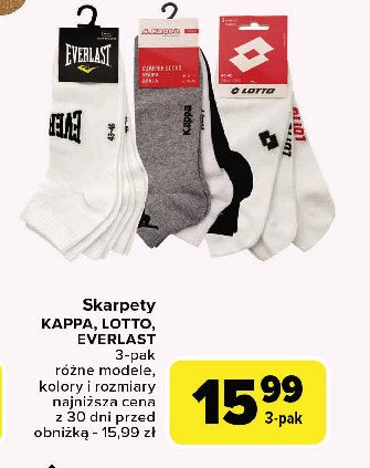 Skarpety męskie Kappa promocja w Carrefour