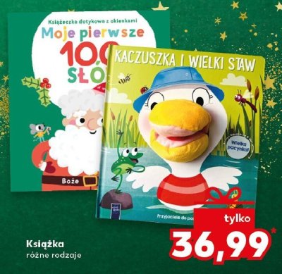 Książka różne rodzaje promocja w Kaufland