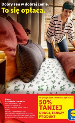 Prześcieradło z nadrukiem promocja w Lidl