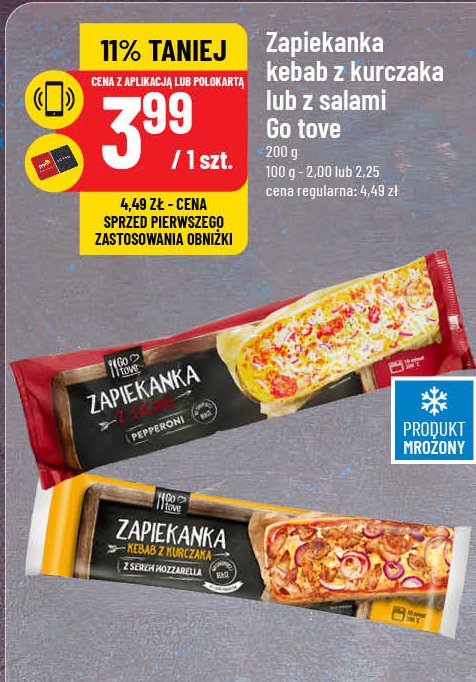 Zapiekanka kebab z kurczaka Gotove promocja