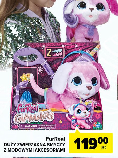 Piesek duży glamalots f1544 Hasbro fur real friends promocje