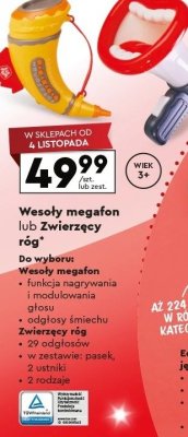 Zwierzęcy róg promocja w Biedronka