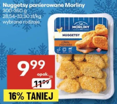 Nuggetsy panierowane Morliny wybrane rodzaje promocja w Delikatesy Centrum
