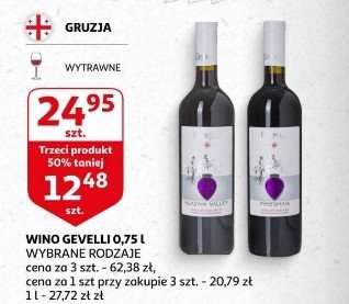 Wino GEVELLI ALAZANI VALLEY promocja