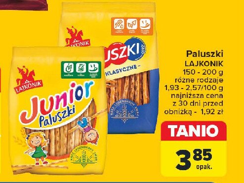 Paluszki Lajkonik promocja