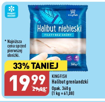 Halibut niebieski filety Kingfish promocja