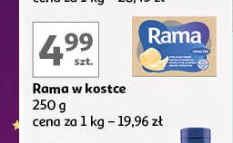 Margaryna Rama z masłem promocja w Auchan