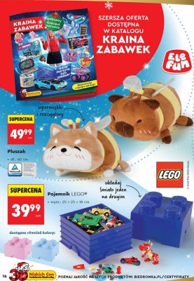 Pojemnik LEGO różne kolory promocja w Biedronka
