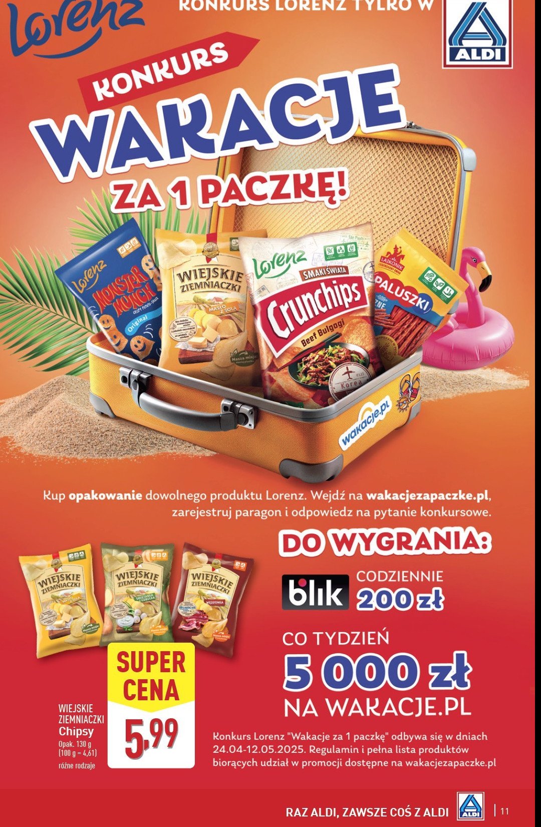 Chipsy w臋dzonka staropolska Lorenz wiejskie ziemniaczki promocja