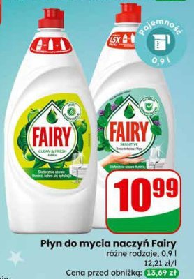 Płyn do mycia naczyń różne rodzaje promocja w Dino