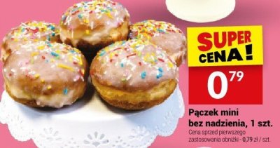 Pączek mini bez nadzienia, 1 szt. promocja w Twój Market