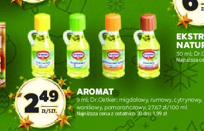 Aromat pomarańczowy Dr. oetker promocja w Stokrotka