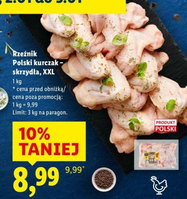 Kurczak Polski - skrzydła, XXL promocja w Lidl