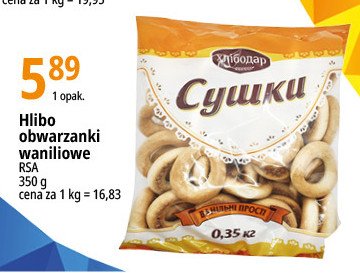 Obwarzanki waniliowe Hlibodar promocja