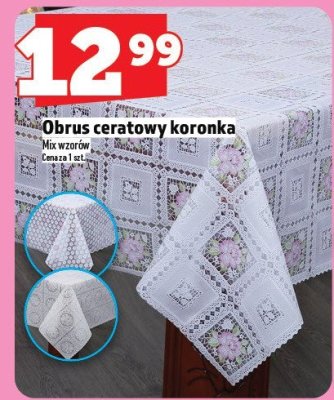 Obrus ceratowy koronka promocja w TOPAZ