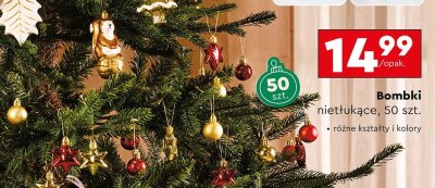 Bombki nietłukące 50 szt. promocja w Biedronka