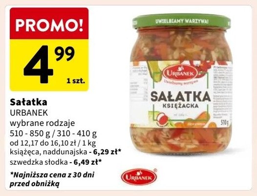 Sałatka książęca Urbanek promocja