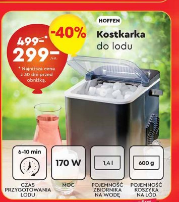Kostkarka do lodu Hoffen promocja
