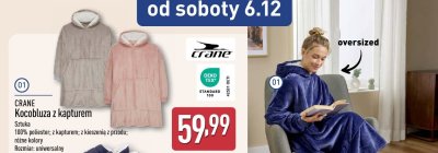 Kocobluza z kapturem CRANE promocja w Aldi