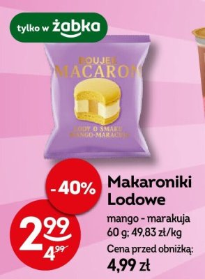 Makaroniki Lodowe mango-marakuja promocja w Żabka