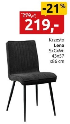 Krzesło Lena promocja w Black Red White