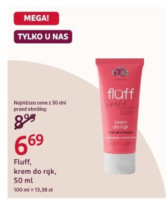 Krem do rąk Fluff, 50 ml promocja w Rossmann