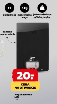 Waga kuchenna Lafe promocja w Netto